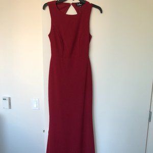 Long Burgundy Dress